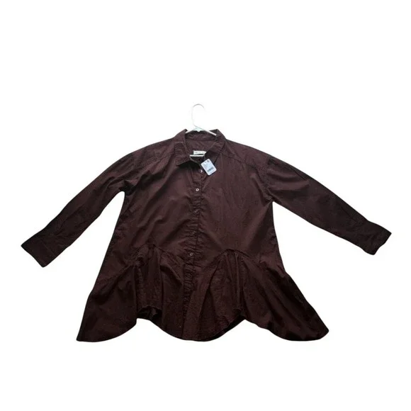 FREE PEOPLE We The Free - Freya Poplin Tunic timeless relaxed fit size S - Picture 4 of 12